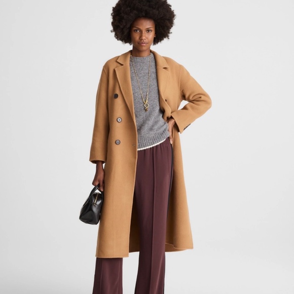 Madewell Double Faced Brushed Long Coat - Picture 3 of 5